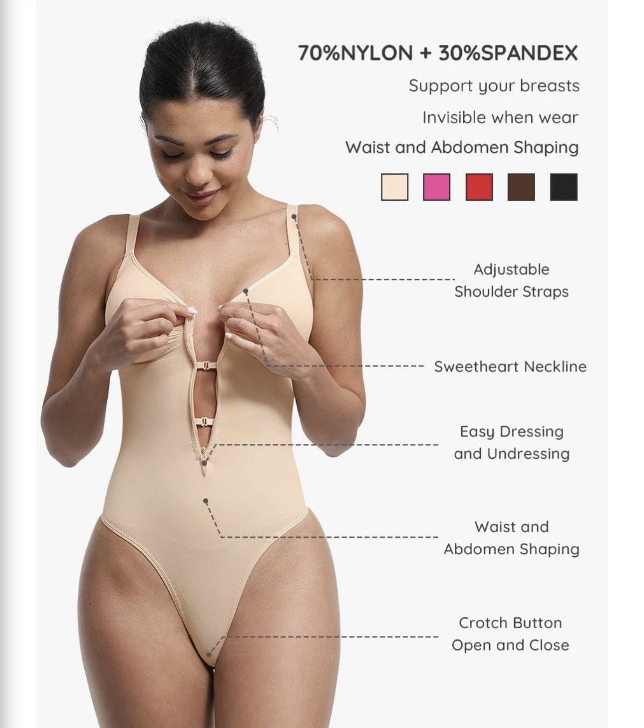 Seamless Zip bodysuit