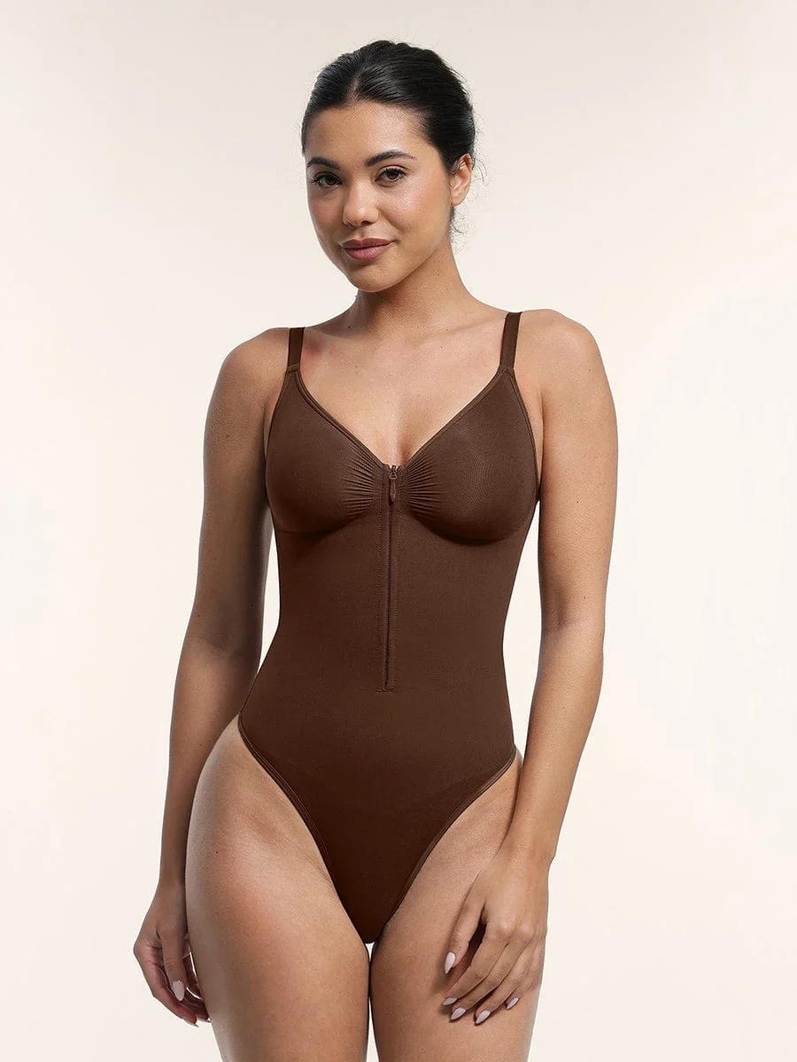 Seamless Zip bodysuit